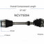 GSP North America NCV75094 CV Axle Assembly