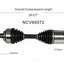GSP North America NCV69572 CV Axle Assembly