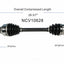 GSP North America NCV10628 CV Axle Assembly