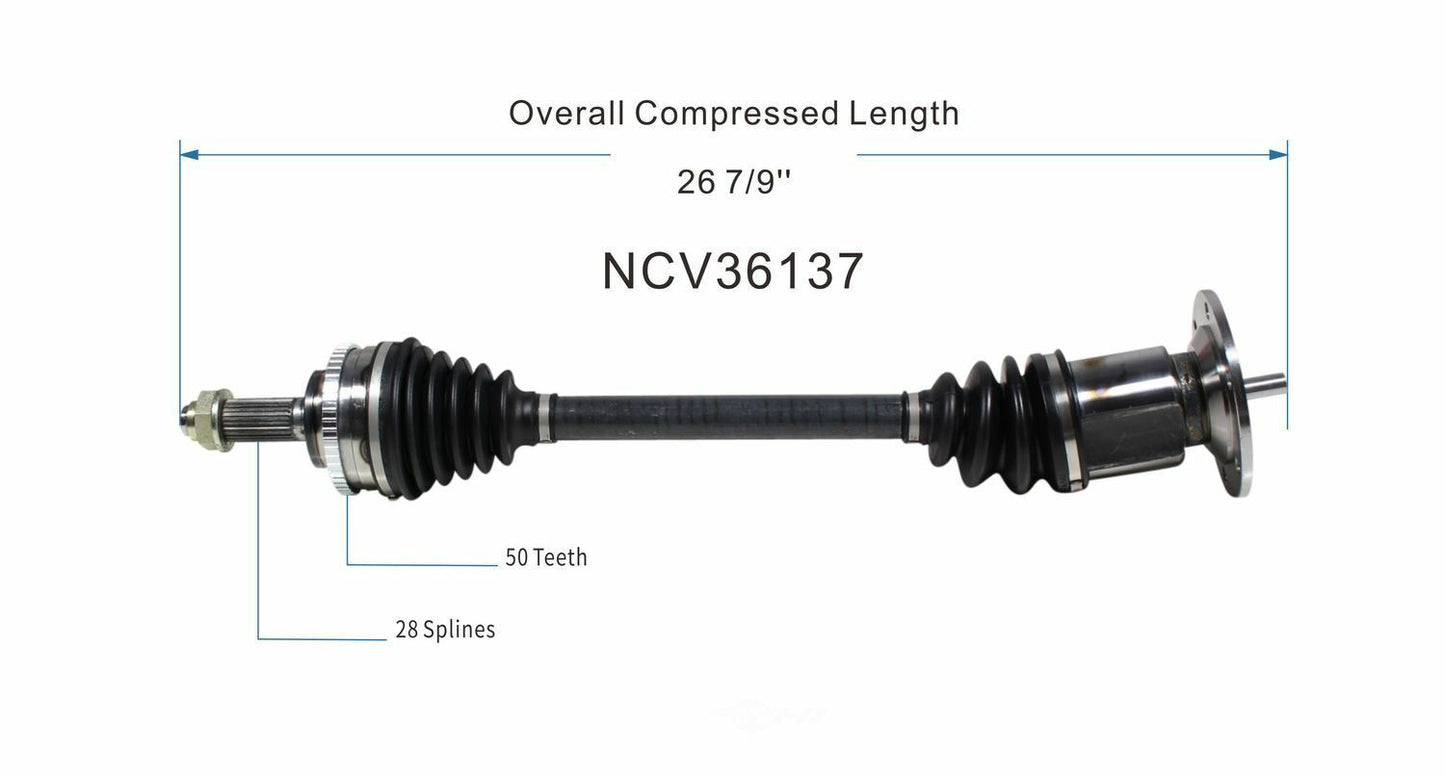 GSP North America NCV36137 CV Axle Assembly