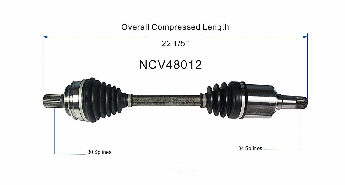 GSP North America NCV48012 CV Axle Assembly