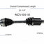 GSP North America NCV10018 CV Axle Assembly