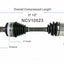 GSP North America NCV10523 CV Axle Assembly