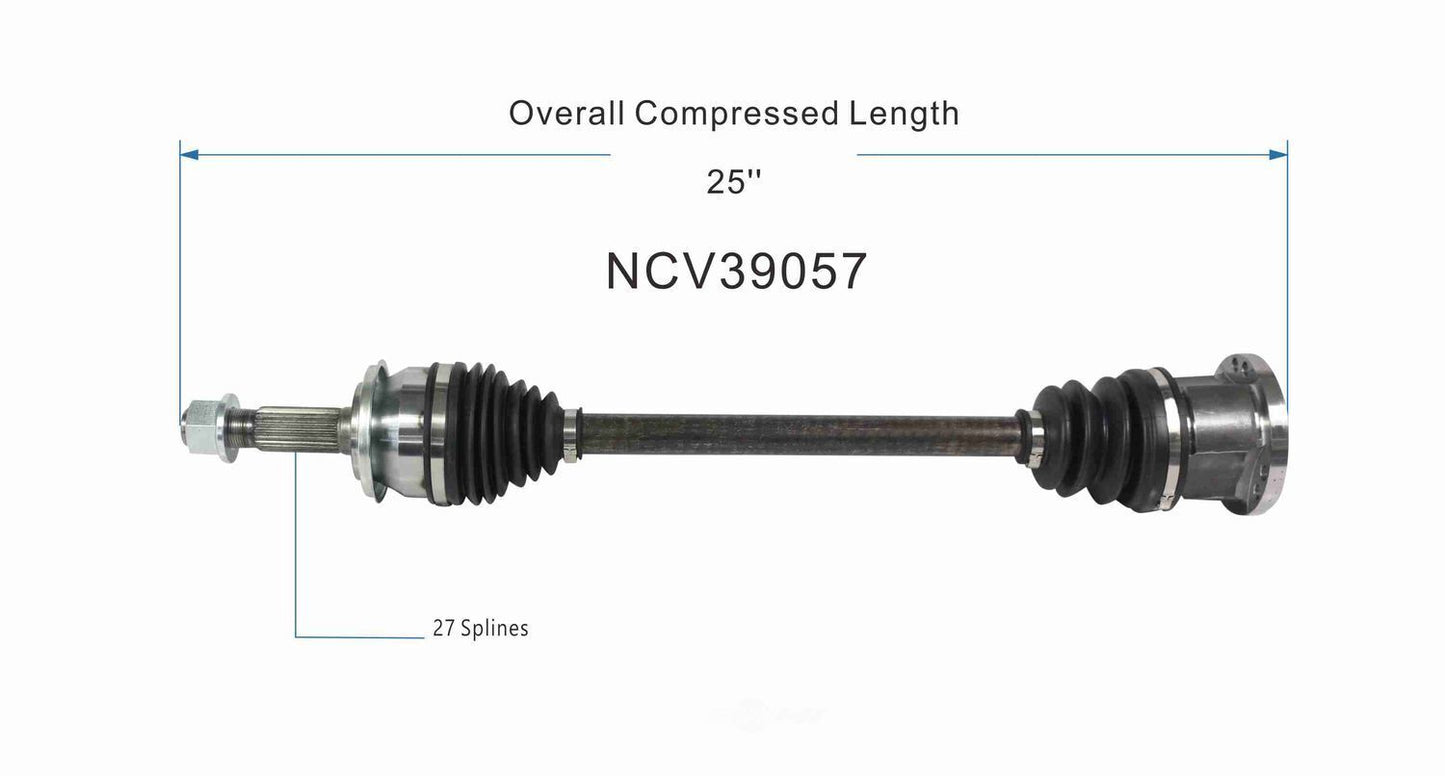 GSP North America NCV39057 CV Axle Assembly