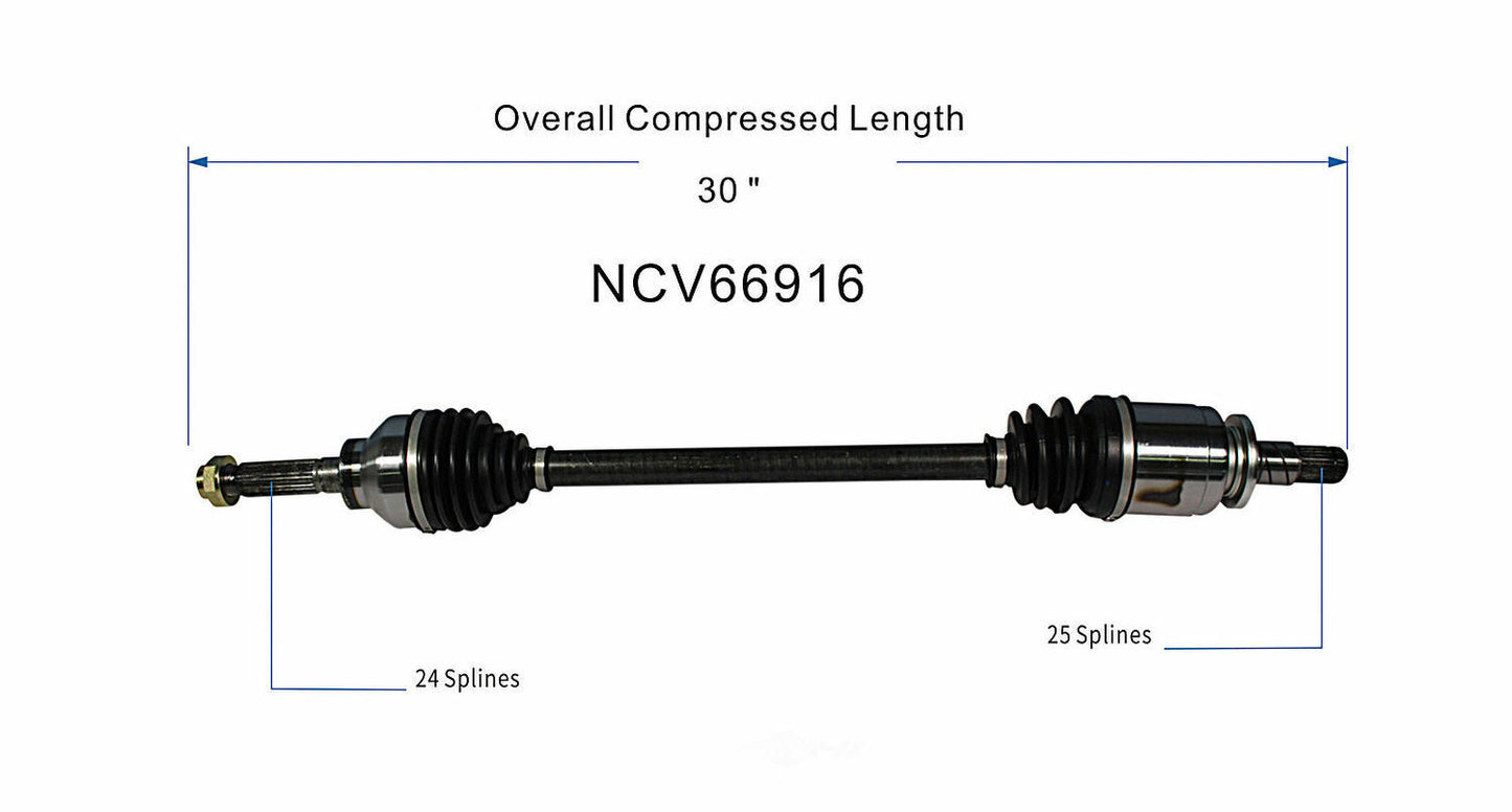 GSP North America NCV66916 CV Axle Assembly