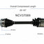 GSP North America NCV37069 CV Axle Assembly