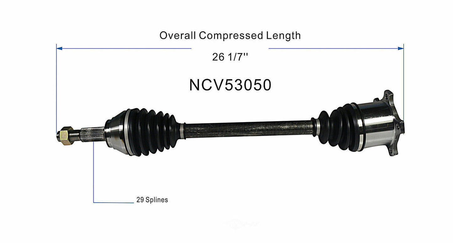 GSP North America NCV53050 CV Axle Assembly