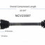 GSP North America NCV23587 CV Axle Assembly