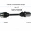 GSP North America NCV10098 CV Axle Assembly