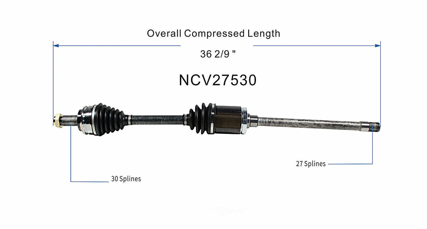 GSP North America NCV27530 CV Axle Assembly
