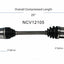 GSP North America NCV12105 CV Axle Assembly