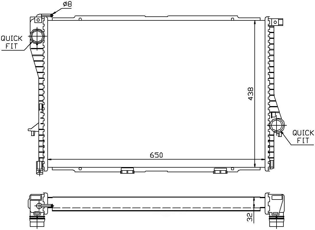 Nissens North America 60648A Radiator