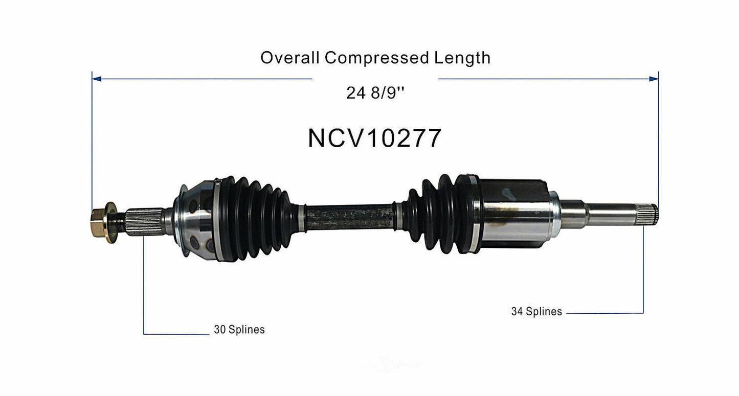 GSP North America NCV10277 CV Axle Assembly