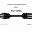 GSP North America NCV11186 CV Axle Assembly