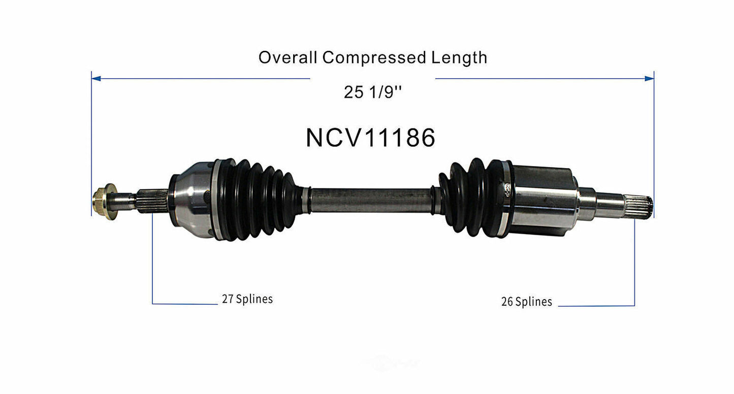 GSP North America NCV11186 CV Axle Assembly