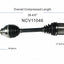GSP North America NCV11046 CV Axle Assembly