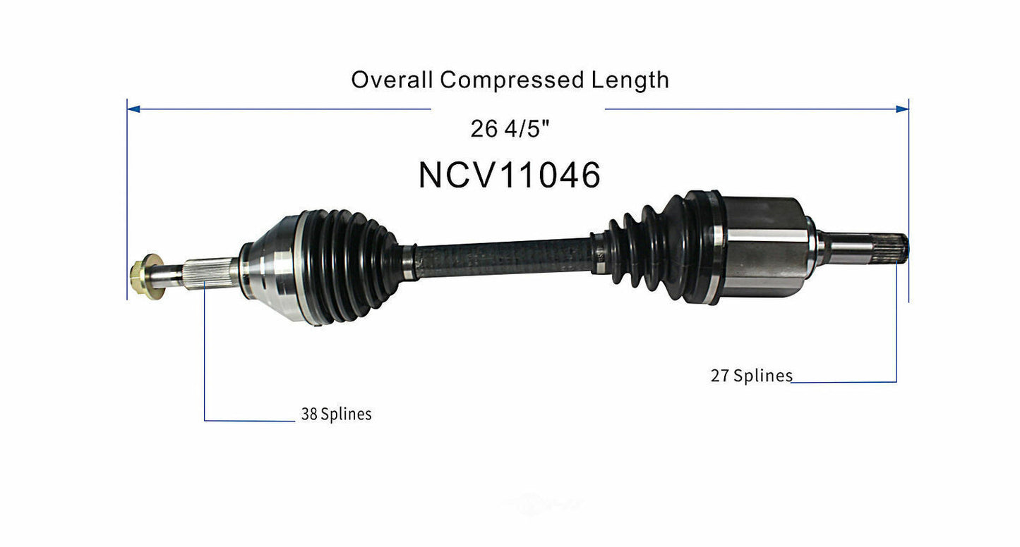 GSP North America NCV11046 CV Axle Assembly