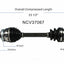 GSP North America NCV37067 CV Axle Assembly