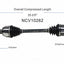 GSP North America NCV10262 CV Axle Assembly