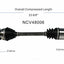 GSP North America NCV48006 CV Axle Assembly