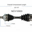 GSP North America NCV10503 CV Axle Assembly