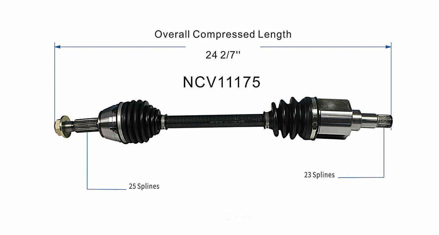 GSP North America NCV11175 CV Axle Assembly