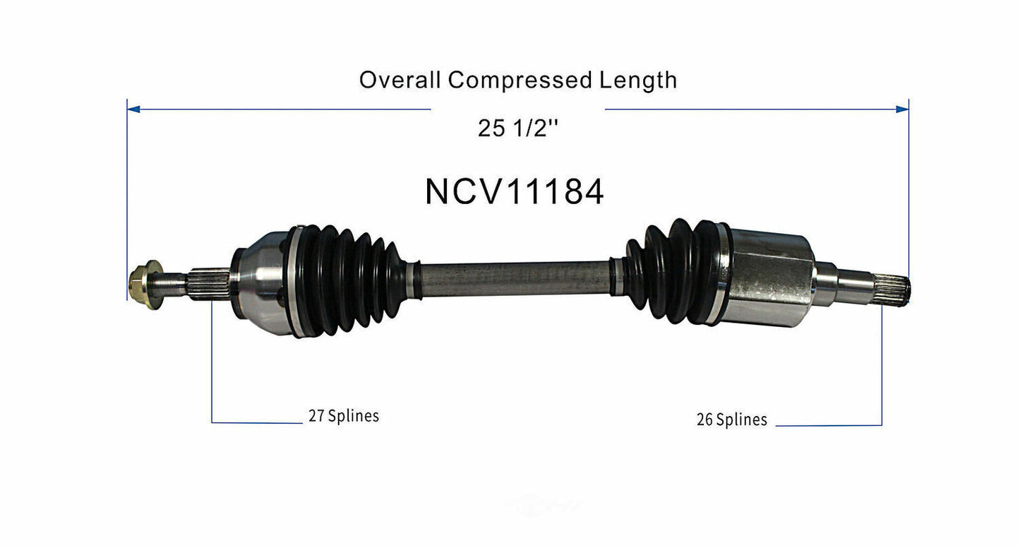 GSP North America NCV11184 CV Axle Assembly