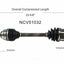GSP North America NCV51032 CV Axle Assembly