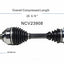 GSP North America NCV23908 CV Axle Assembly