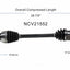 GSP North America NCV21552 CV Axle Assembly