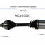 GSP North America NCV53067 CV Axle Assembly