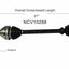GSP North America NCV10288 CV Axle Assembly