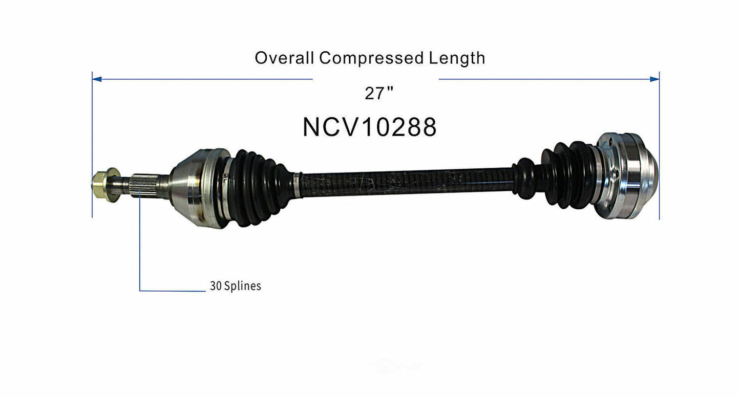 GSP North America NCV10288 CV Axle Assembly