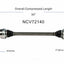 GSP North America NCV72140 CV Axle Assembly