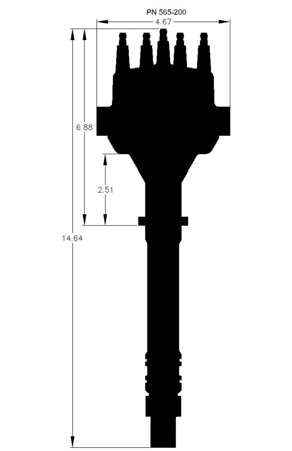 HOLLEY 565-200 Distributor