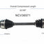 GSP North America NCV36571 CV Axle Assembly