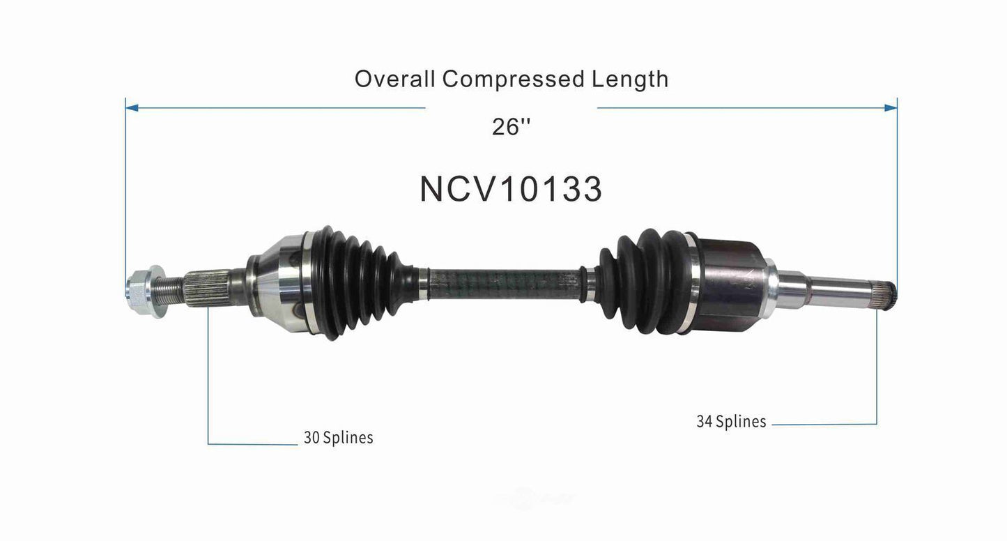 GSP North America NCV10133 CV Axle Assembly