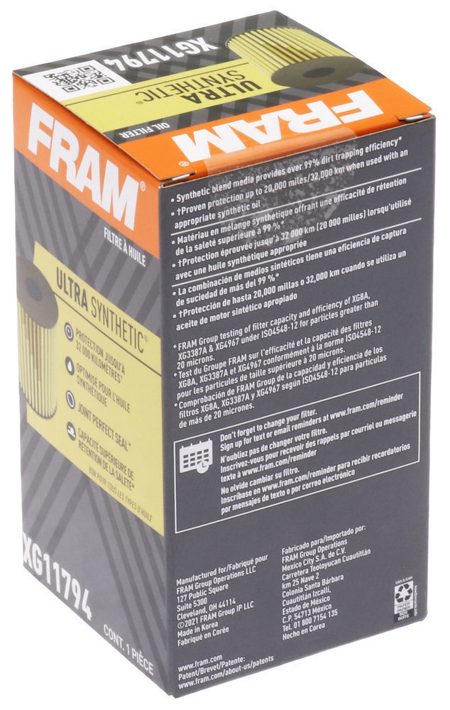 Fram XG11794 Engine Oil Filter