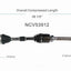 GSP North America NCV53912 CV Axle Assembly
