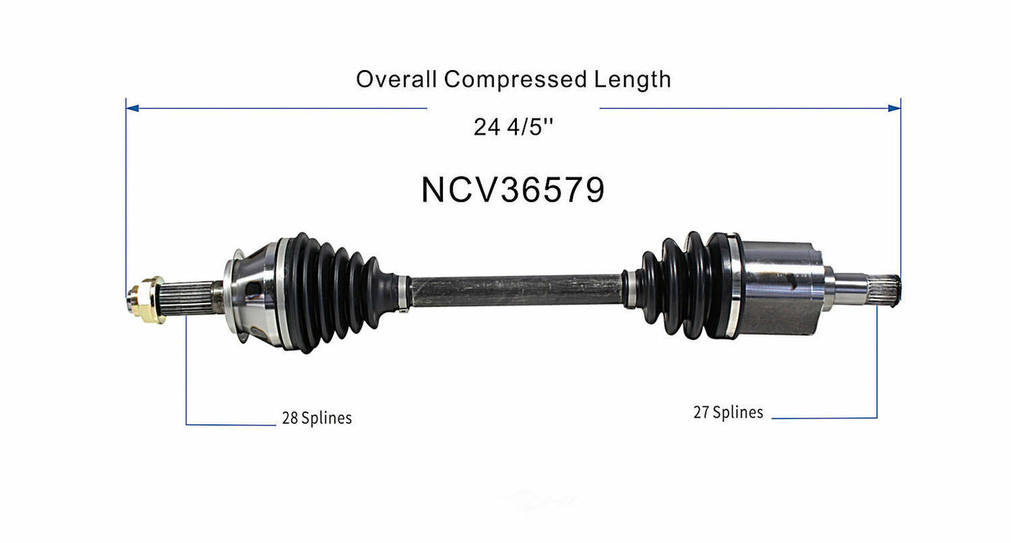 GSP North America NCV36579 CV Axle Assembly
