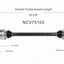 GSP North America NCV75103 CV Axle Assembly