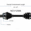 GSP North America NCV12566 CV Axle Assembly
