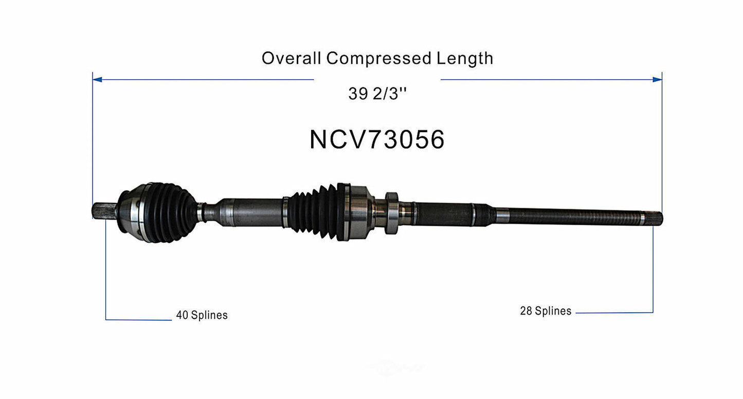 GSP North America NCV73056 CV Axle Assembly
