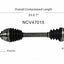 GSP North America NCV47015 CV Axle Assembly