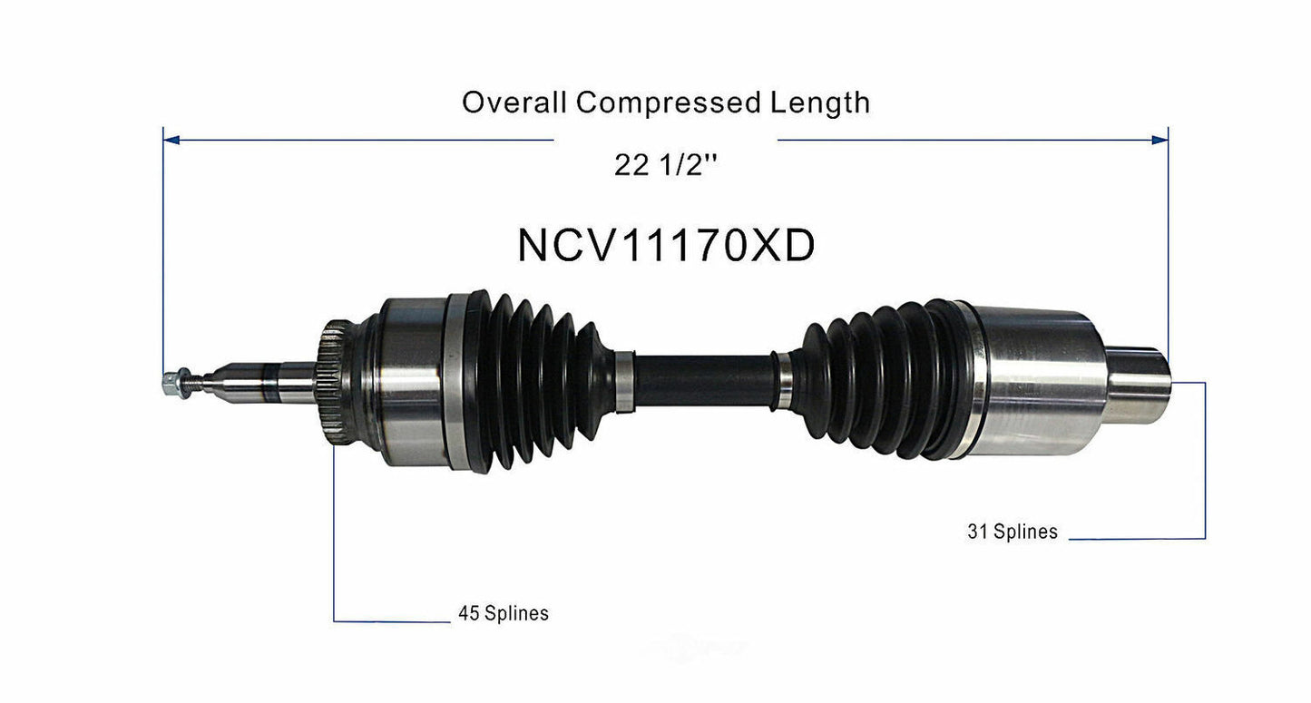 GSP North America NCV11170XD CV Axle Assembly