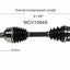 GSP North America NCV10646 CV Axle Assembly