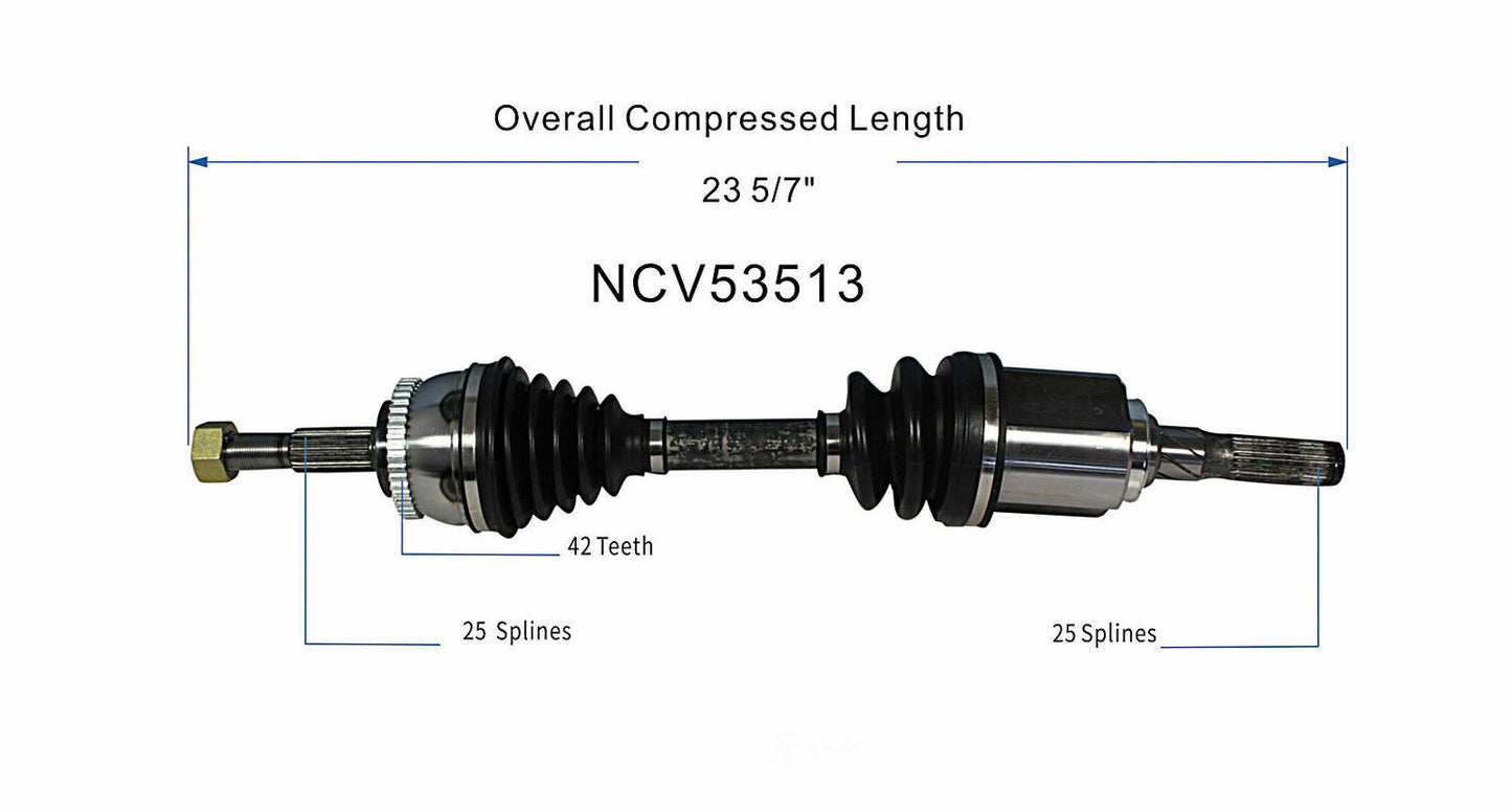 GSP North America NCV53513 CV Axle Assembly