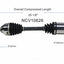 GSP North America NCV10626 CV Axle Assembly