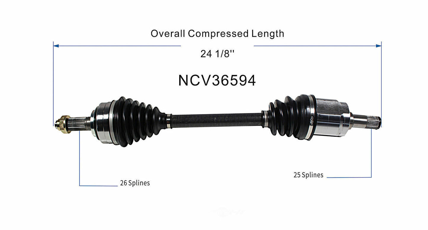 GSP North America NCV36594 CV Axle Assembly