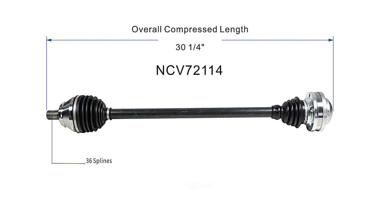 GSP North America NCV72114 CV Axle Assembly